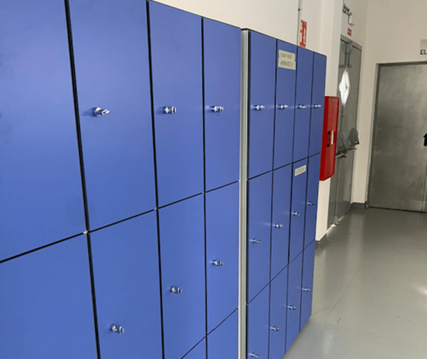 La instalación de las nuevas taquillas ha supuesto una inversión de 23.000 euros (Foto TA)